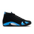 Jordan 14 Black University Blue A02